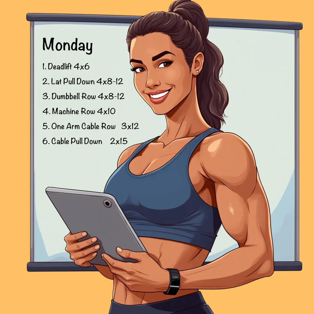 Custom workout plan preview