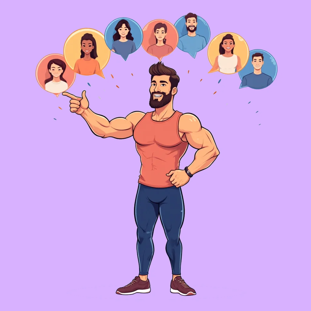 Social fitness community feed